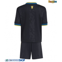 Maglie da calcio Manchester United Terza Maglia Bambino 2025-26 Manica Corta (+ Pantaloni corti)